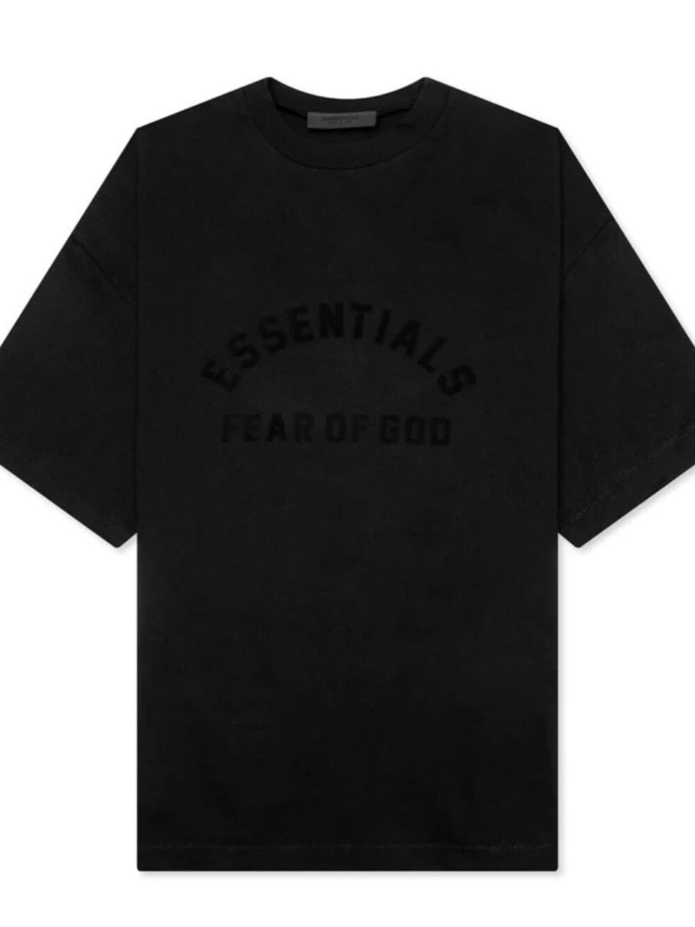 Fear of God Essentials Men's Black Logo T-Shirt - Picture 6 of 8